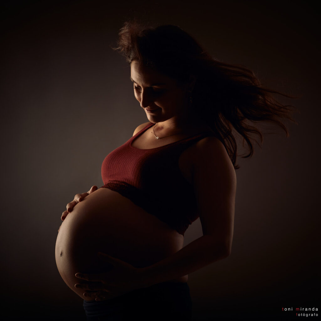 sesion de embarazo en estudio alcoy