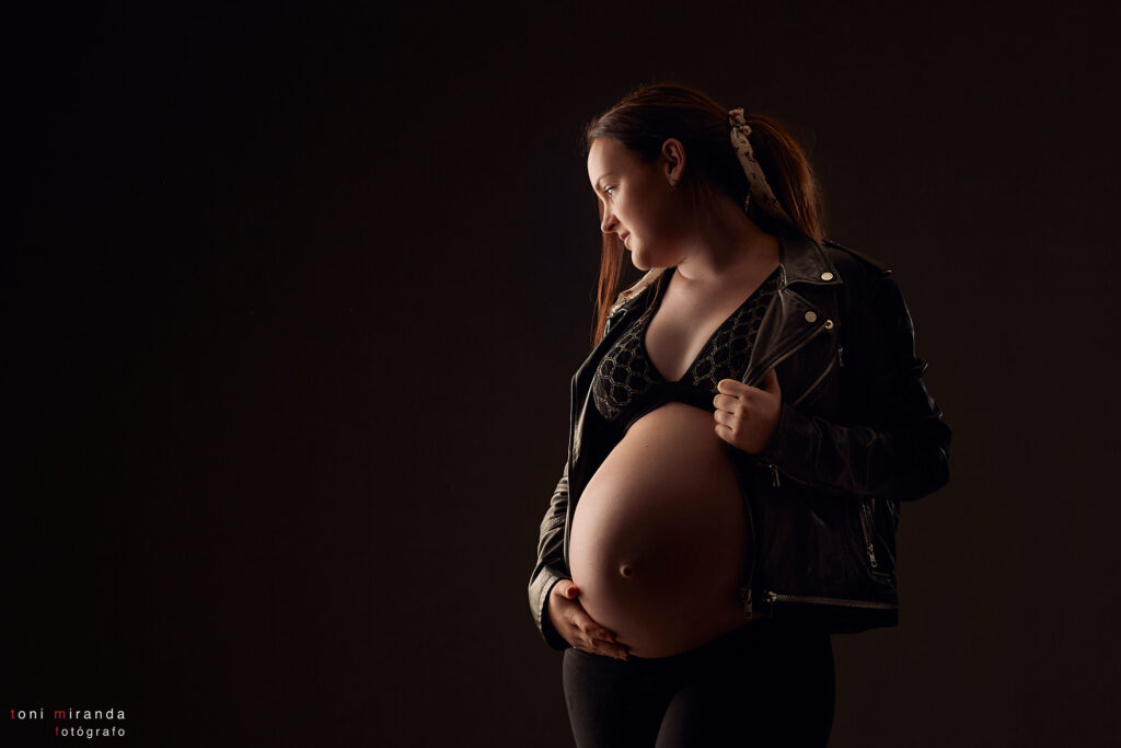 sesion de embarazo en estudio alcoy