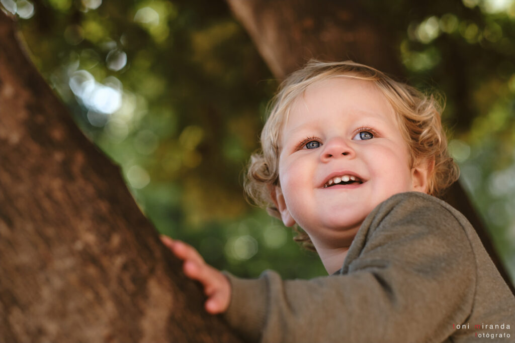 sesion infantil en exteriores